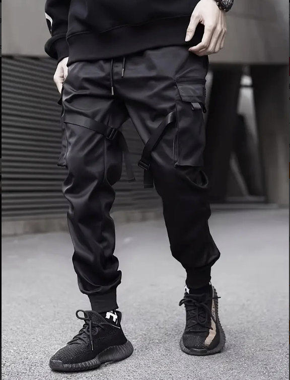 Femboy Techwear Skirt and Pant Set, Y2K Clothing, Gothic Pleated Mini Skirt, Dark Academia, Vintage Style