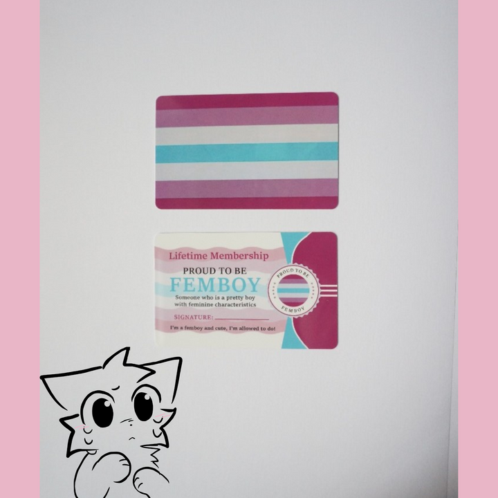Femboy Exklusives Set - Prost, ein hübscher Femboy zu sein Edition Femboyflag