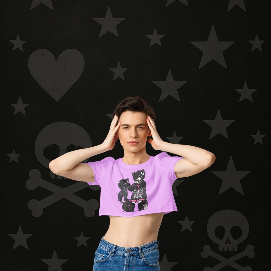 E-Boy Cropped Shirt - Emo Vibes
