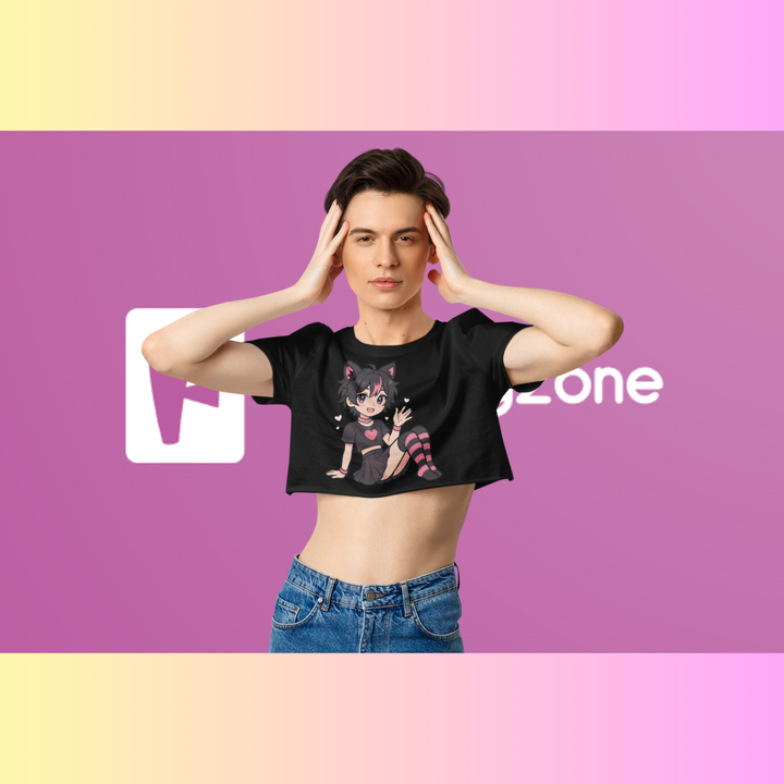 Kurzes Femboy-Shirt – Cutie Core Edition von Femboyzone