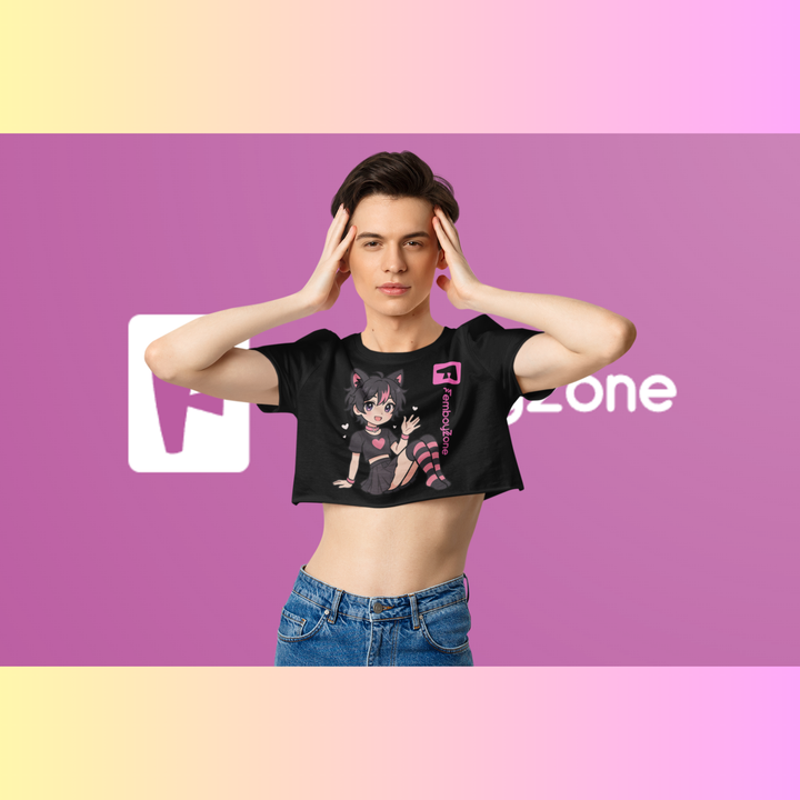 Kurzes Femboy-Shirt – Cutie Core Edition von Femboyzone