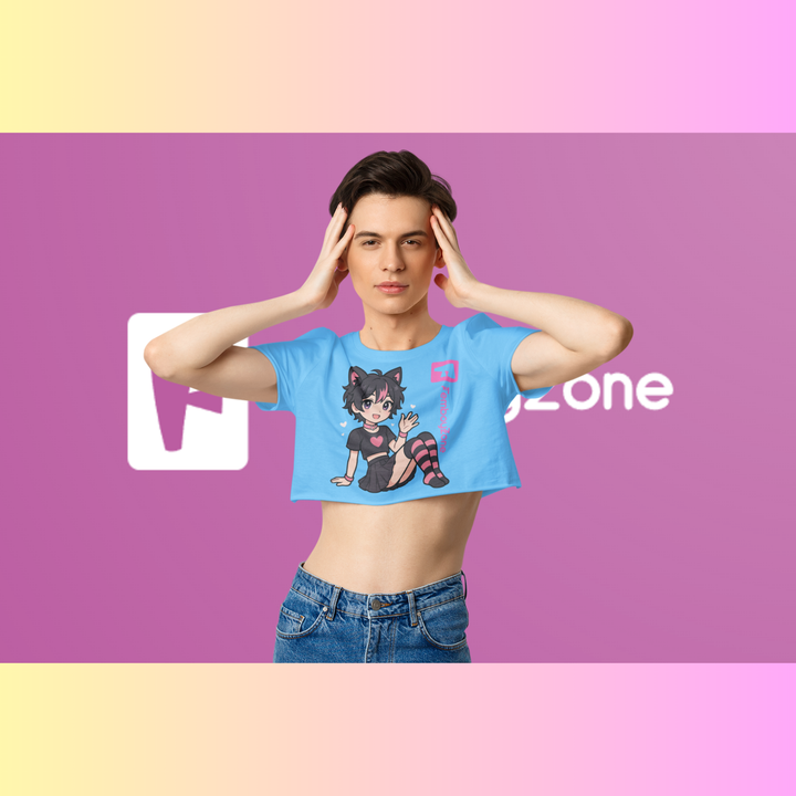 Kurzes Femboy-Shirt – Cutie Core Edition von Femboyzone