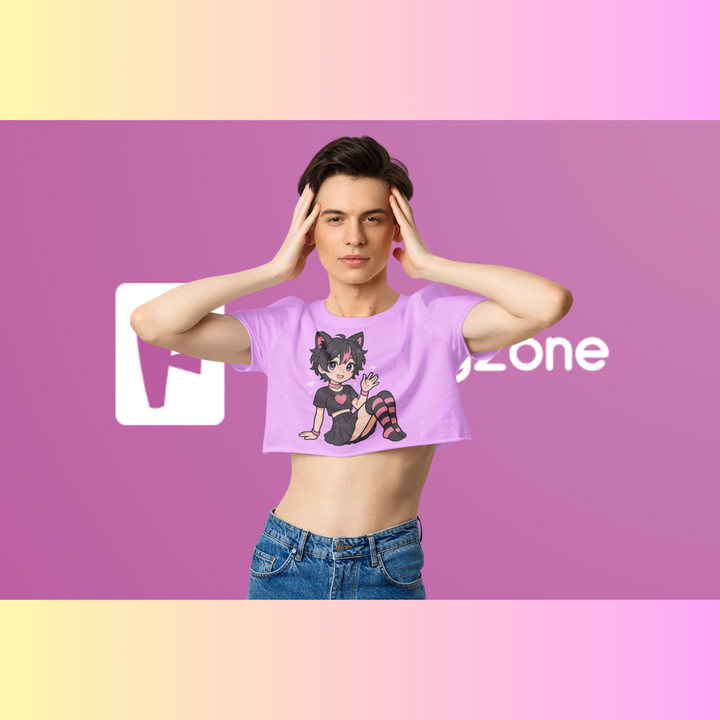 Kurzes Femboy-Shirt – Cutie Core Edition von Femboyzone