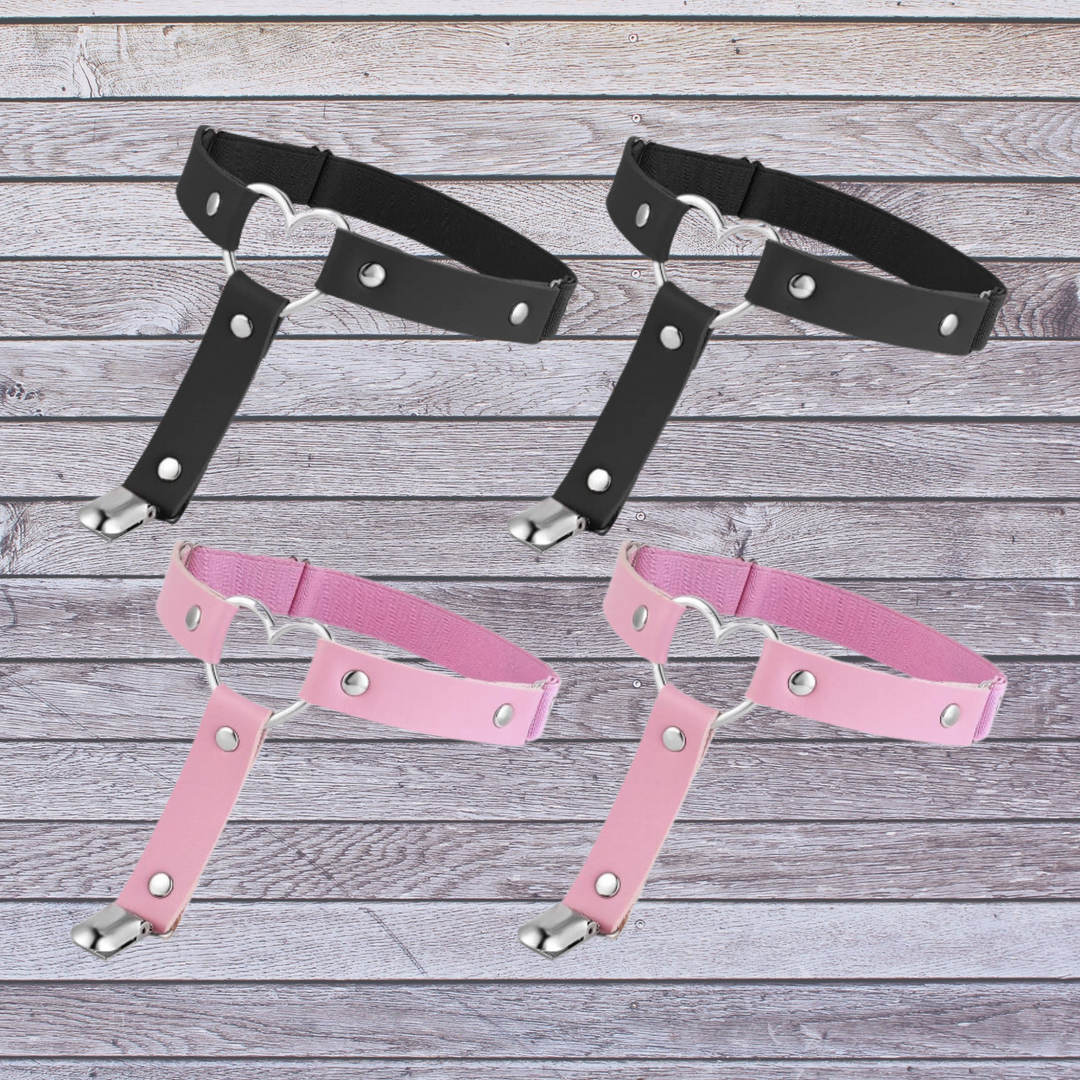 Femboy Heart Leg Garter - Value Pack - Femboyzone