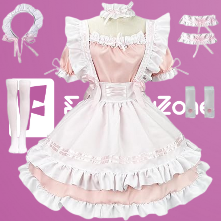 Femboy Maid Costume, Bondage Lingerie Sissy Outfit, Crossdresser Lingerie , Seductive Maid Dress