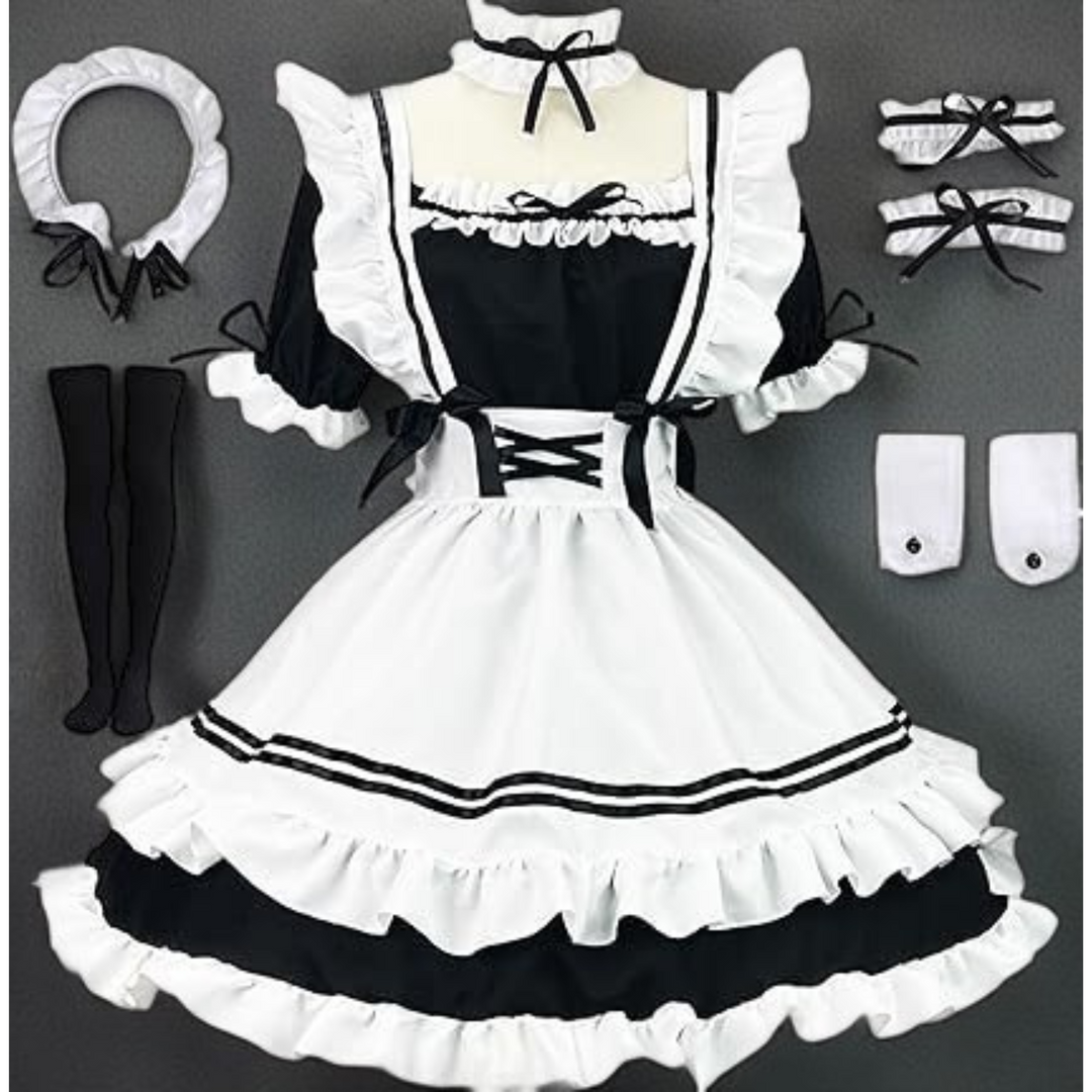 Femboy Maid Costume, Bondage Lingerie Sissy Outfit, Crossdresser Lingerie , Seductive Maid Dress