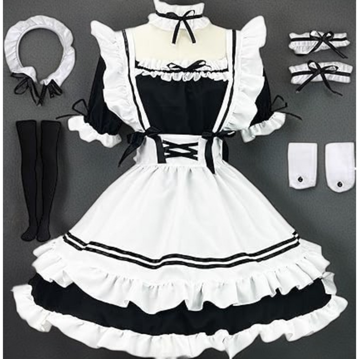 Femboy Maid Costume, Bondage Lingerie Sissy Outfit, Crossdresser Lingerie , Seductive Maid Dress