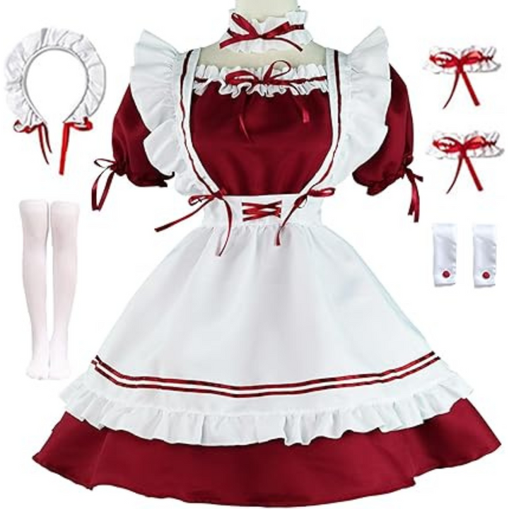Femboy Maid Costume, Bondage Lingerie Sissy Outfit, Crossdresser Lingerie , Seductive Maid Dress