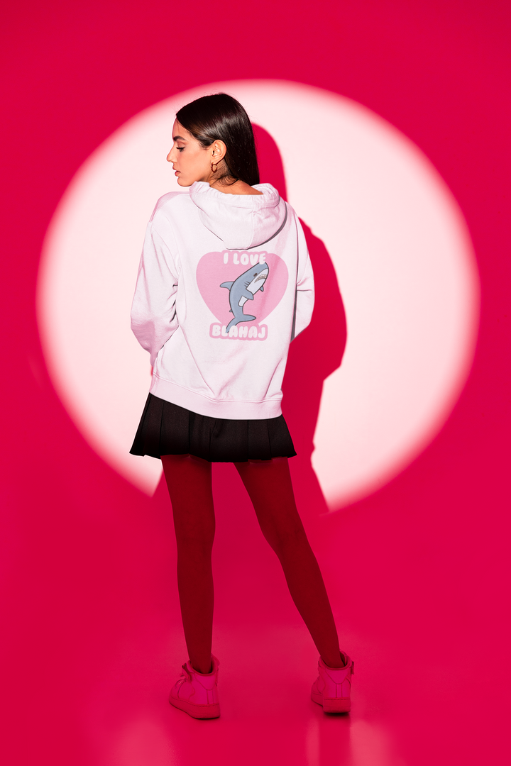 Süßer Femboys Hoodie – BLÅHAJ Look Edition 2025 - Blahajs liebt es zu kuscheln