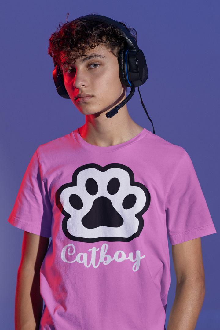 Catboy Shirt mit Pfote