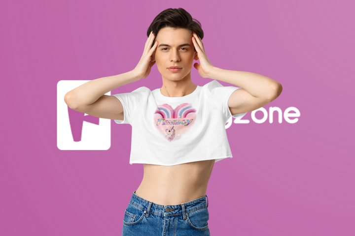 LGBTQ+ Femboy Pride Kurzes Shirt