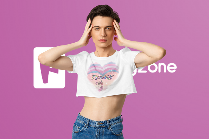 LGBTQ+ Femboy Pride Kurzes Shirt