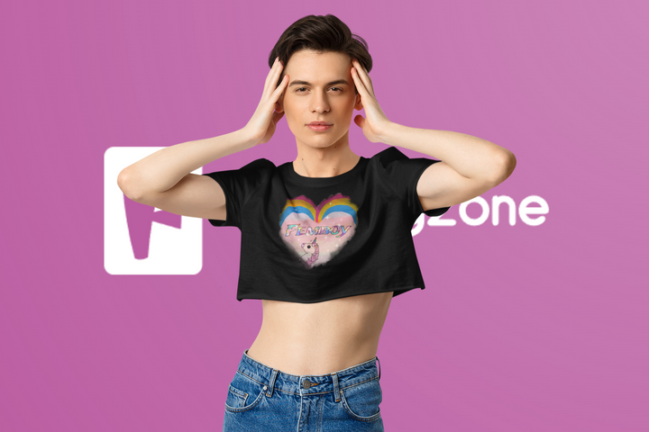 LGBTQ+ Femboy Pride Kurzes Shirt