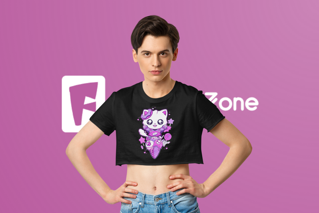 Femboy Cropped Shirt- Cute Kawaii - Femboyzone