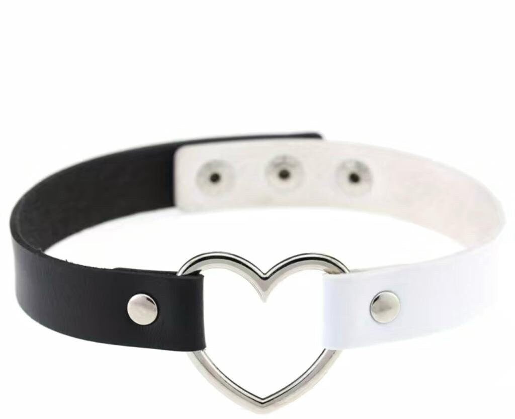 Femboy choker with heart - Femboyzone