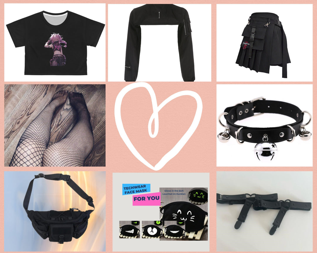 femboy, kit, femboy clothing, femboyset, sissy, techwear, kleidung, astolfo, skirt, femboykleidung, sexy, kawaii, cute, - Femboyzone