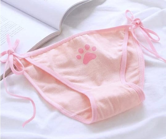 Japanese Kawaii Underwear, Kitten Paws, Femboy Panty - Femboyzone