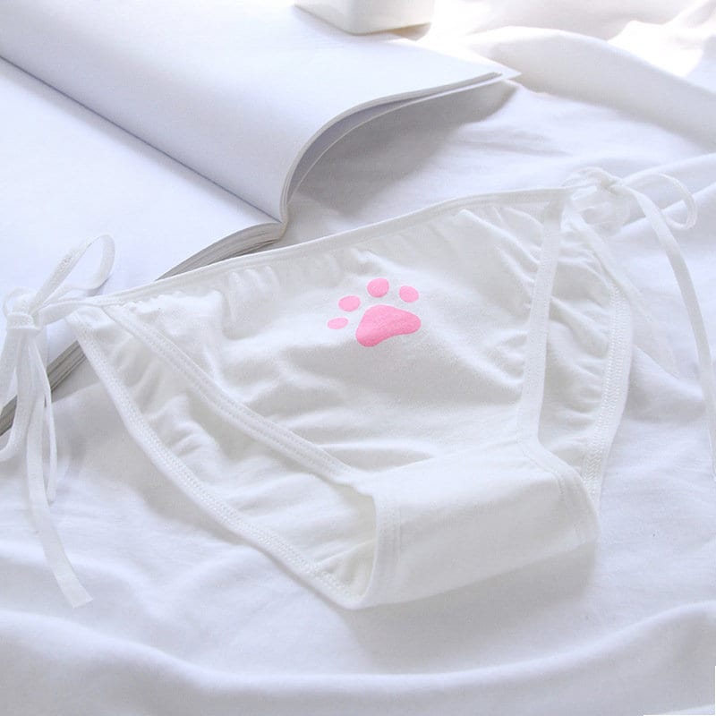 Japanese Kawaii Underwear, Kitten Paws, Femboy Panty - Femboyzone