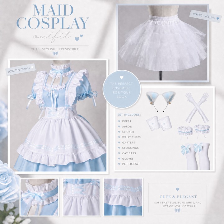 Femboy Maid Costume,  Lingerie Sissy Outfit, Crossdresser Lingerie , Seductive Maid Dress
