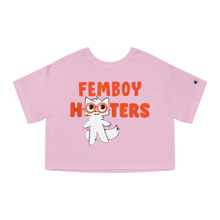 Femboy Hooters X Boykisser Cropped Shirt