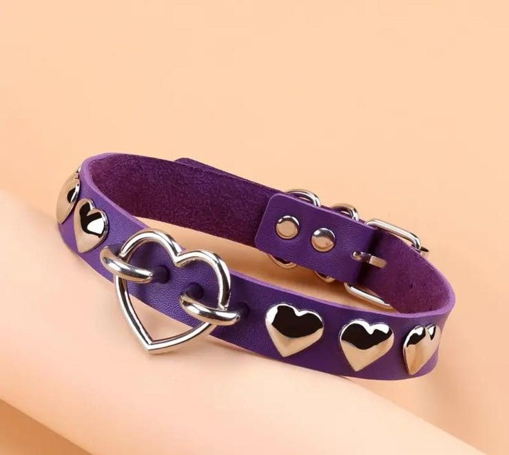 Femboy Heart Charm Choker-by Femboyzone