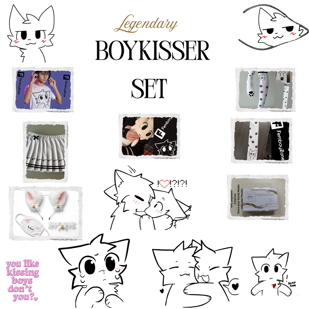 Boykisser Set -   you like kissing boys don´t you?