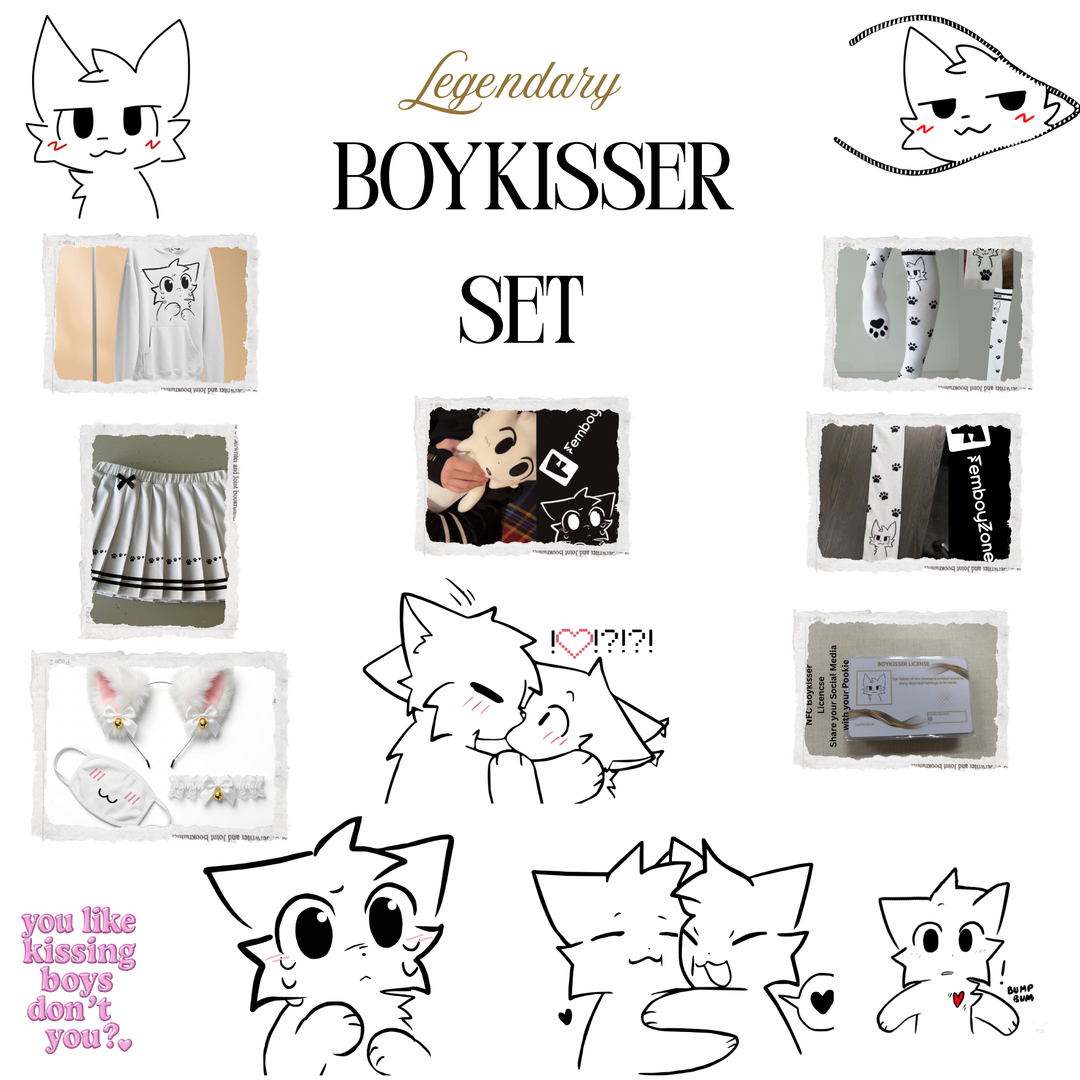 Boykisser Set -   you like kissing boys don´t you?