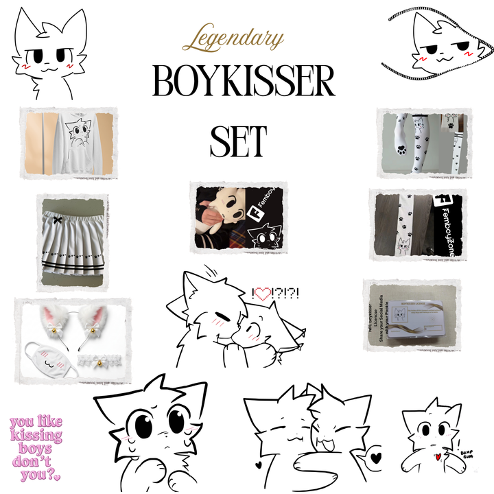 Boykisser Set -   you like kissing boys don´t you?