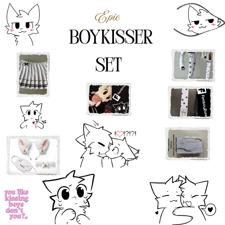 Boykisser Set -   you like kissing boys don´t you?