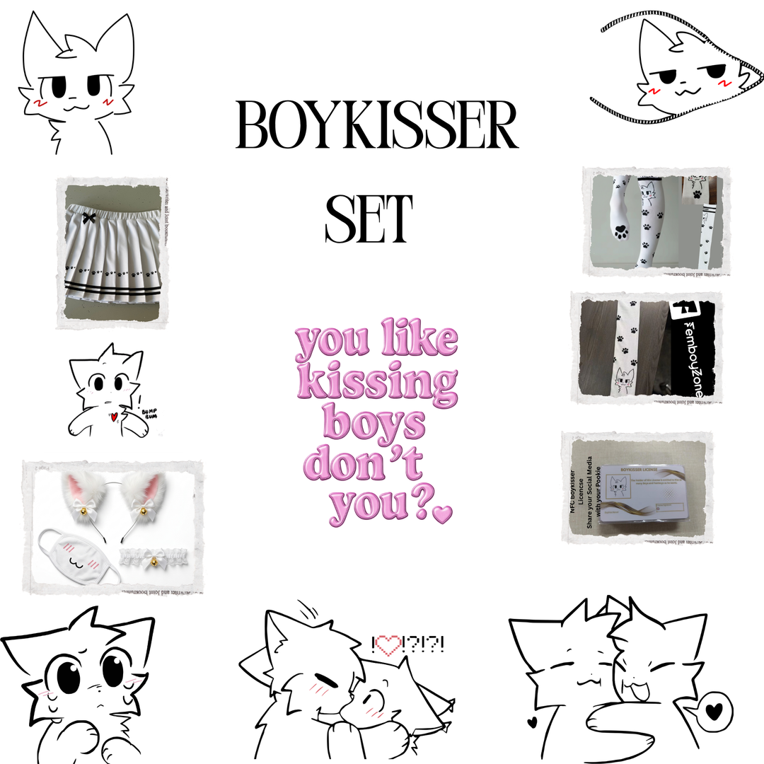 Boykisser Set -   you like kissing boys don´t you?
