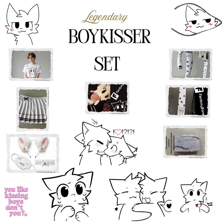Boykisser Set -   you like kissing boys don´t you?