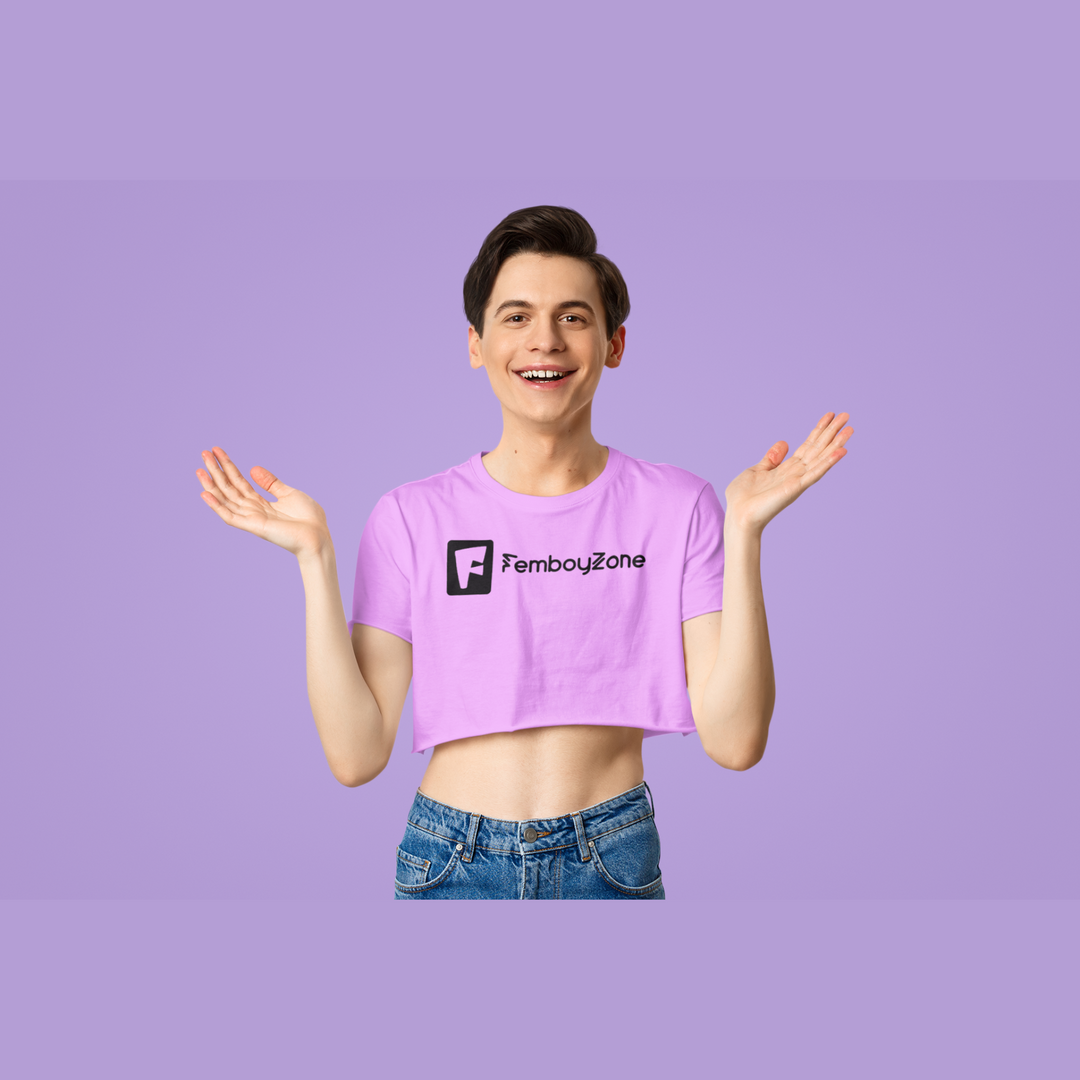 Femboy Cropped Shirt - Exclusive  Femboyzone, Your style. Your zone. cute, feminine, playful and hot!