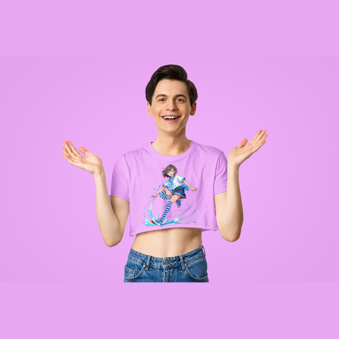 Femboy elements cropped Shirt- we love to play with the elements