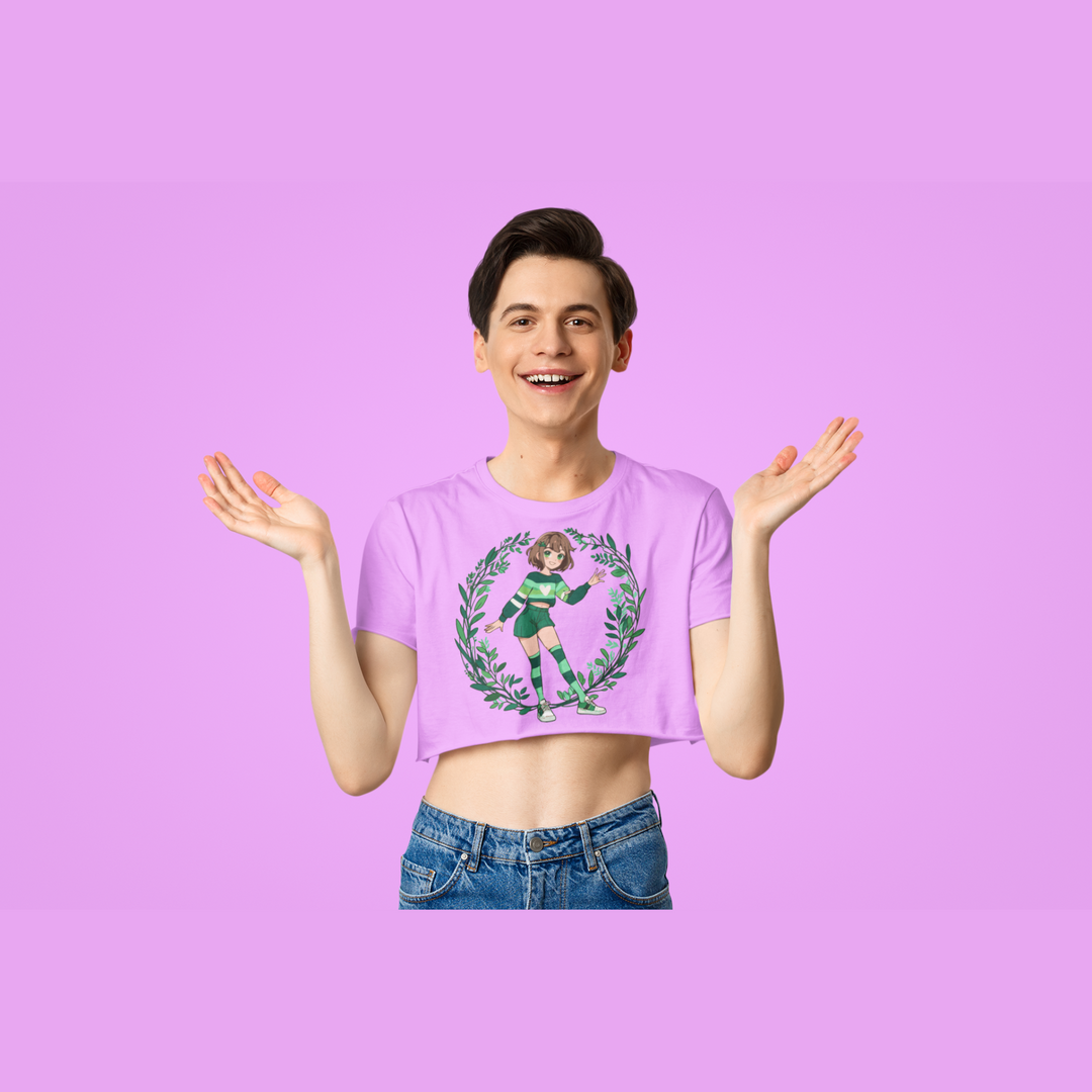 Femboy elements cropped Shirt- we love to play with the elements