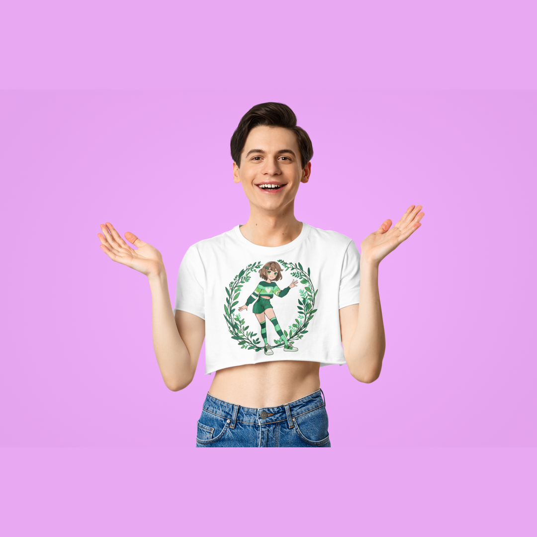 Femboy elements cropped Shirt- we love to play with the elements