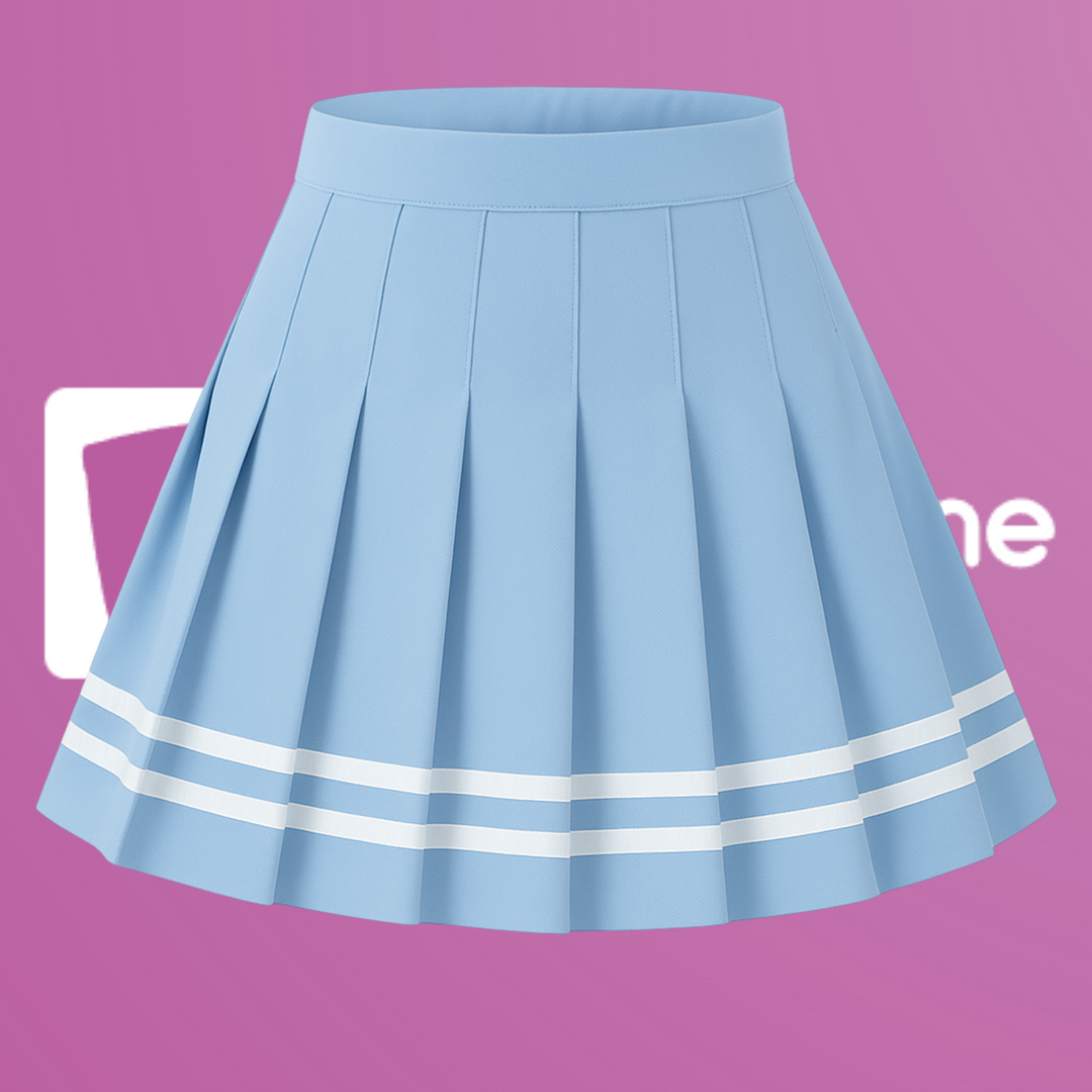 Premium Femboy Plaid Skirt, Y2K Style, Pleated Mini Skirt, Elastic Waist, Schoolgirl Skirt Cute and Sexy