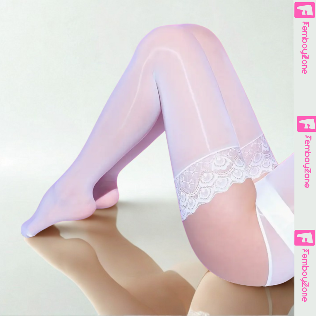Hot Femboy Thigh High and Stockings - Enhance Your Legs with a Seductive Look