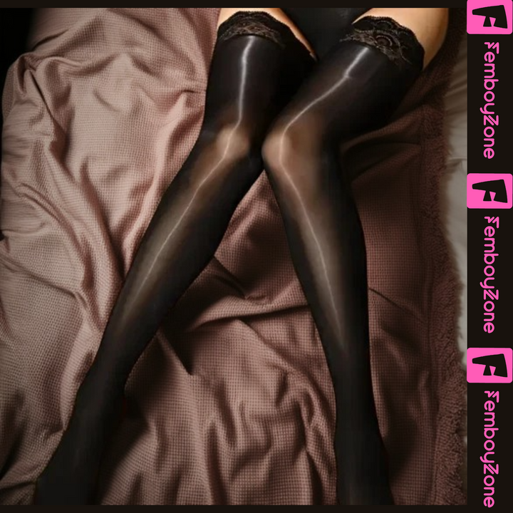 Hot Femboy Thigh High and Stockings - Enhance Your Legs with a Seductive Look