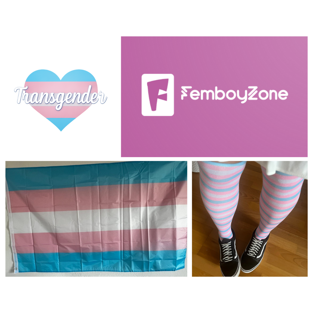 LGBTQ+ thigh high socks & flag combo - make a statement in style!