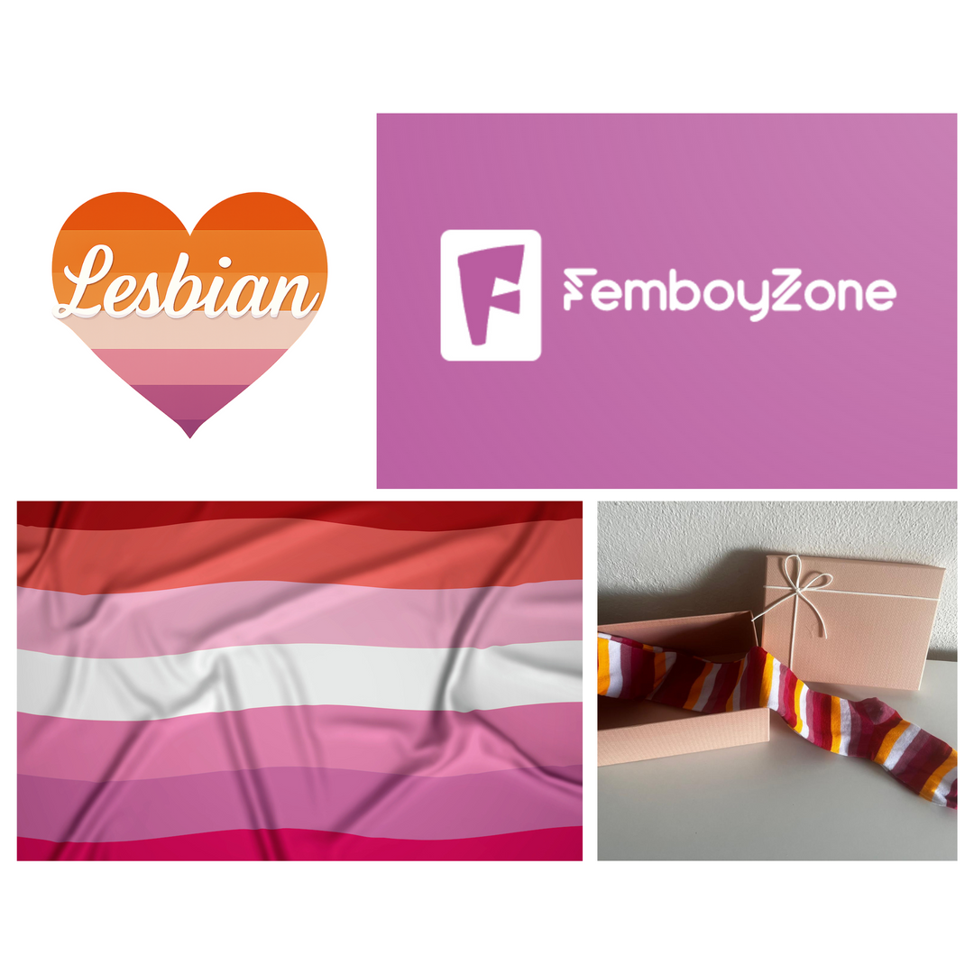 LGBTQ+ thigh high socks & flag combo - make a statement in style!