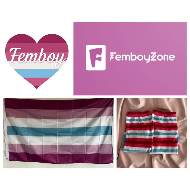 LGBTQ+ thigh high socks & flag combo - make a statement in style!