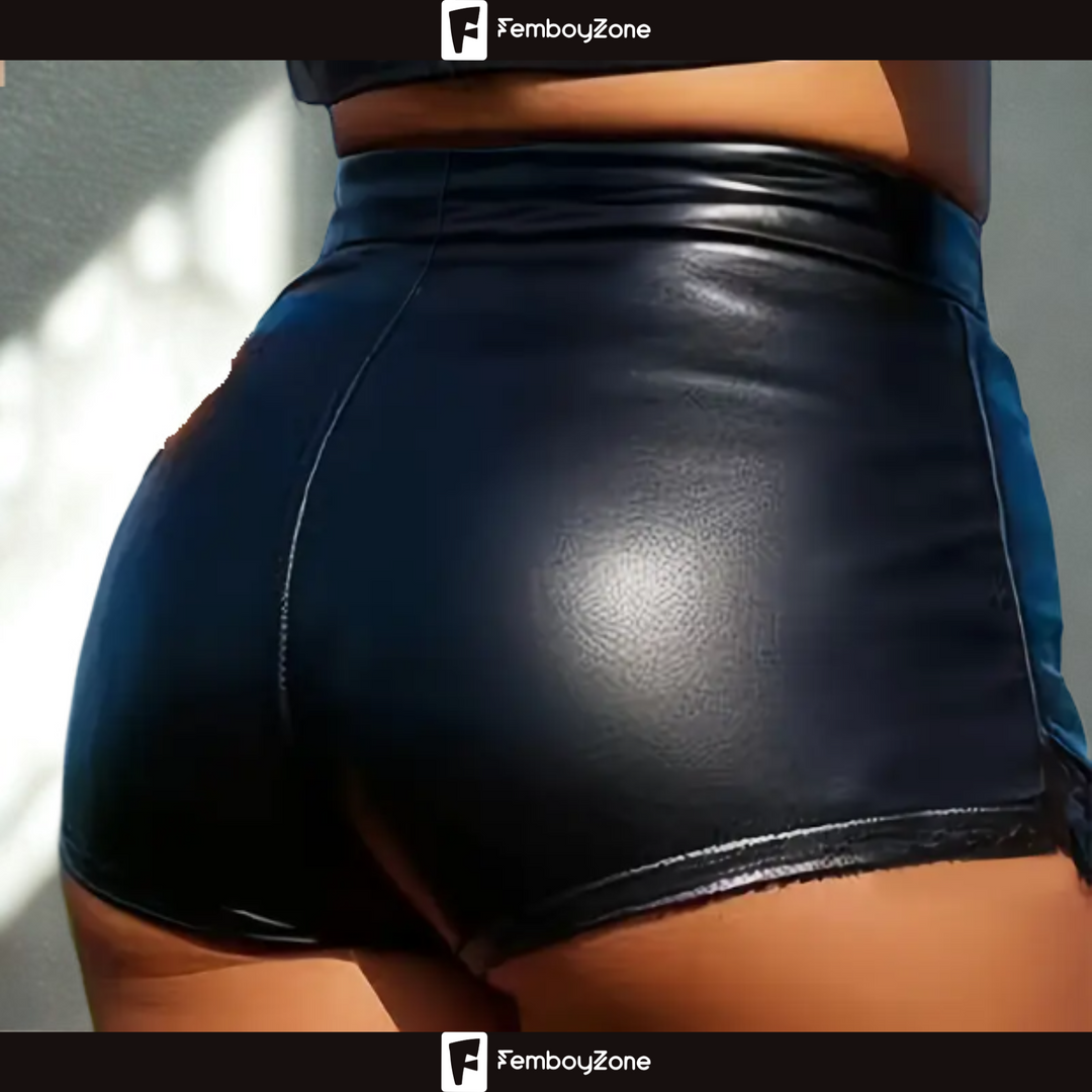 Femboy Leather HotPan-you are hot