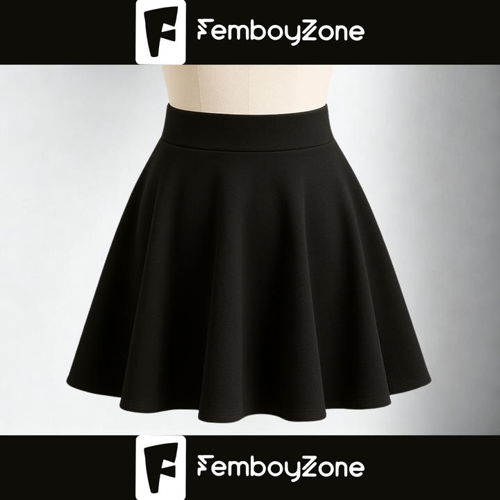 Premium Femboy Plaid Skirt, Y2K Style, Pleated Mini Skirt, Elastic Waist, Schoolgirl Skirt Cute and Sexy