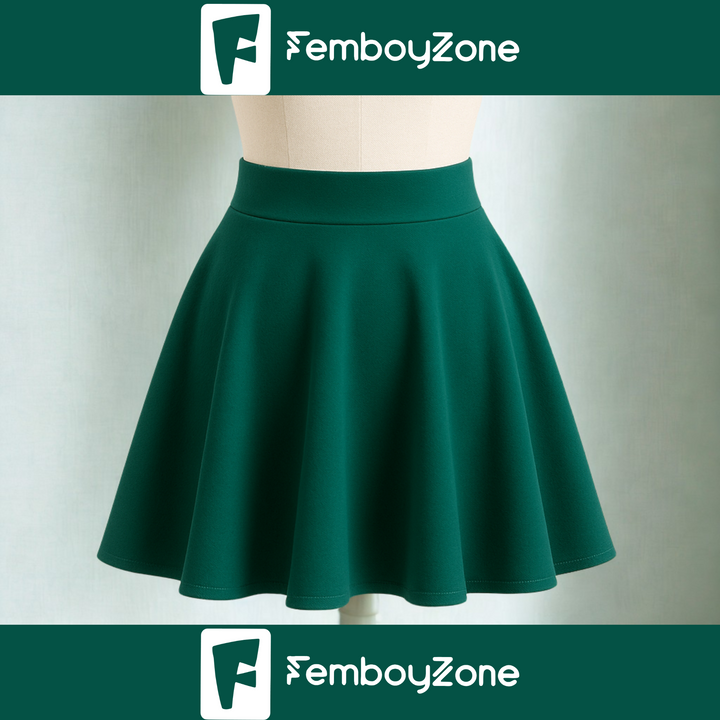 Premium Femboy Plaid Skirt, Y2K Style, Pleated Mini Skirt, Elastic Waist, Schoolgirl Skirt Cute and Sexy