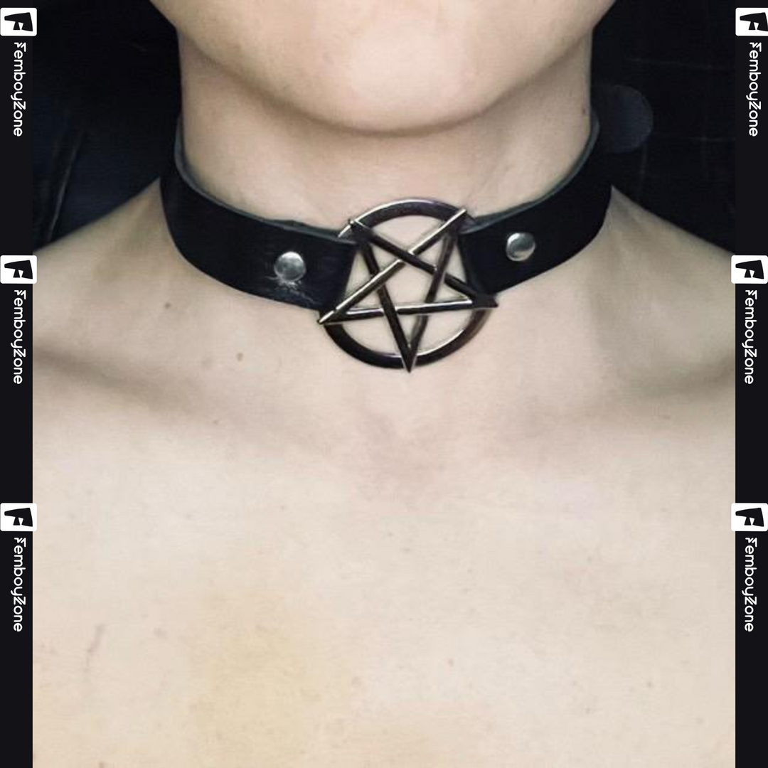 Femboy E-Boy Gothic Choker -  Dark Temptation