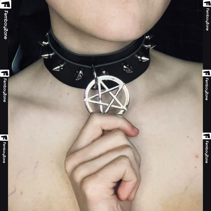 Femboy E-Boy Gothic Choker -  Dark Temptation