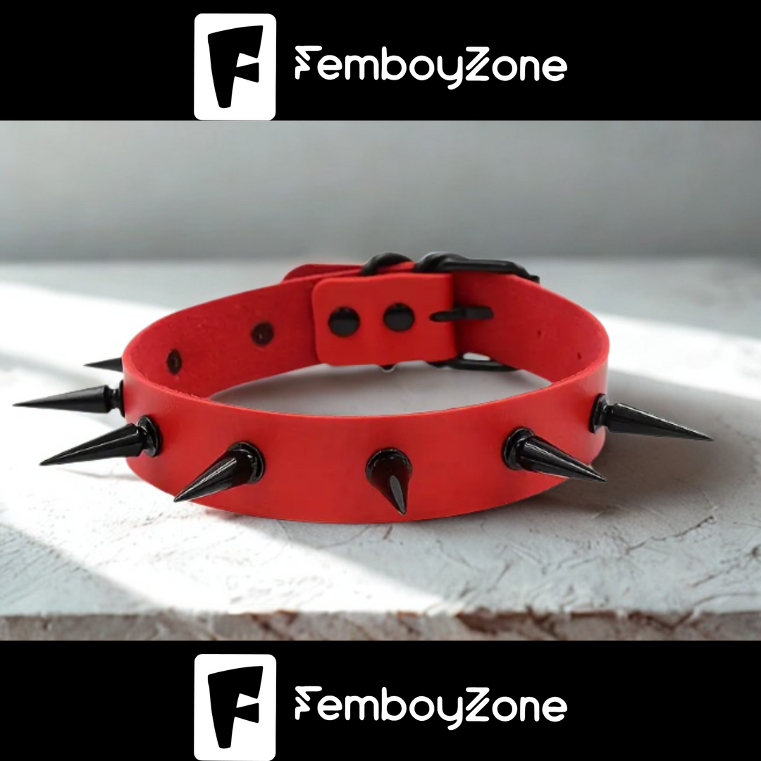 Femboy E-Boy Gothic Choker -  Dark Temptation