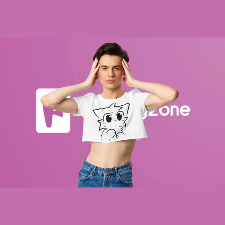 Cute Boykisser Cropped Shirt - Edition 2025