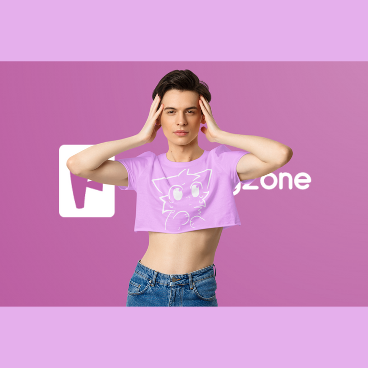 Cute Boykisser Cropped Shirt - Edition 2025