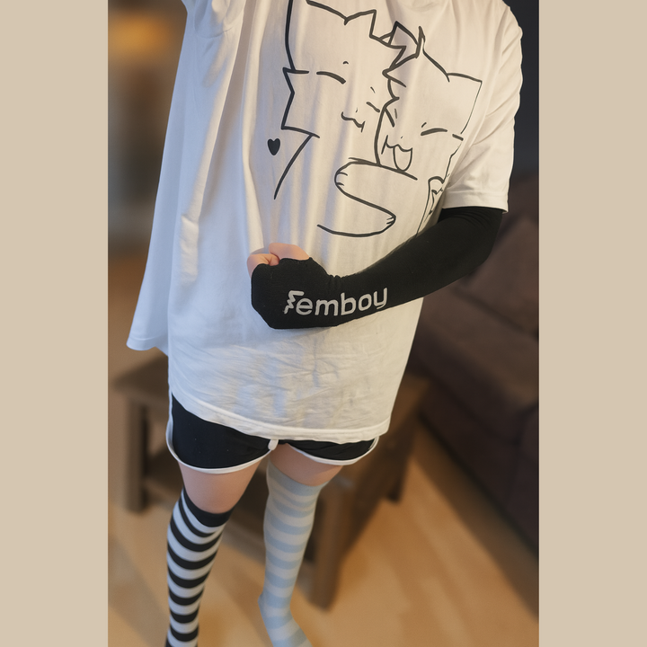 Femboy Boykisser shirt cuddle attack